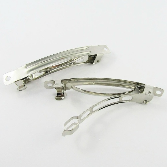 Handmade Denim Hairbows, set of 2 - Picture 4 of 4